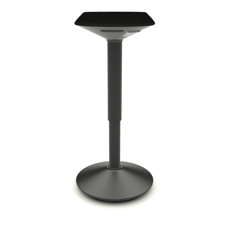 Wobble zit-sta leunkruk zwart worktrainer.nl