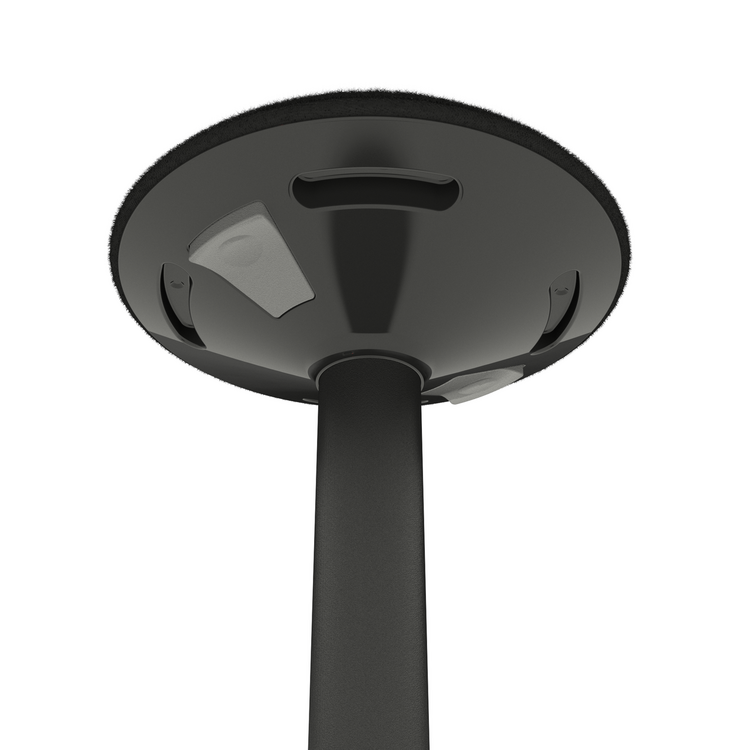 Wobble zit-sta leunkruk zwart worktrainer.nl