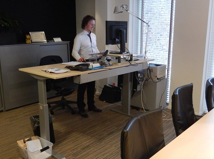 Aluforce 140 zit-sta bureau worktrainer.nl
