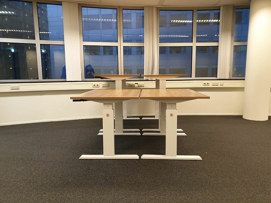 Aluforce 140 zit-sta bureau worktrainer.nl