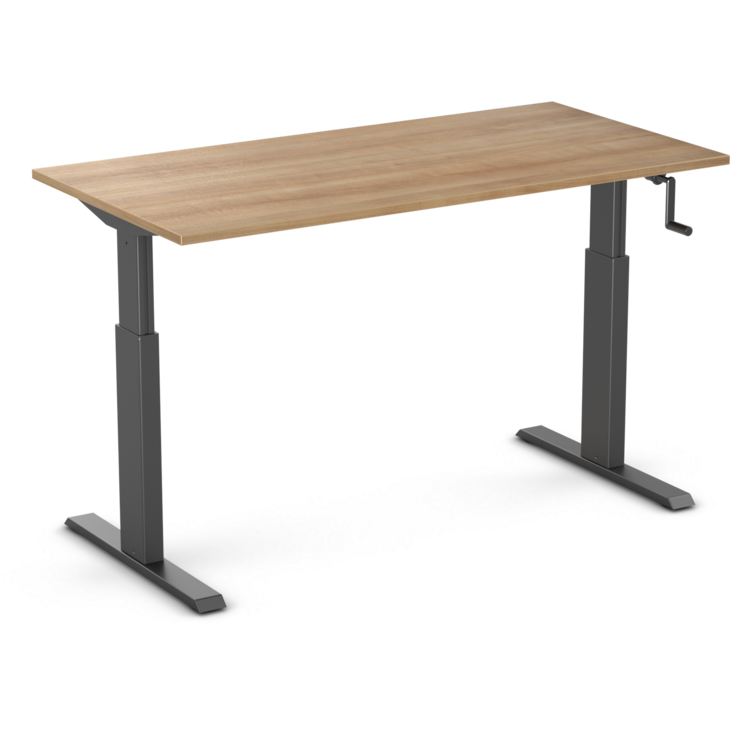 Aluforce 140 zit-sta bureau worktrainer.nl