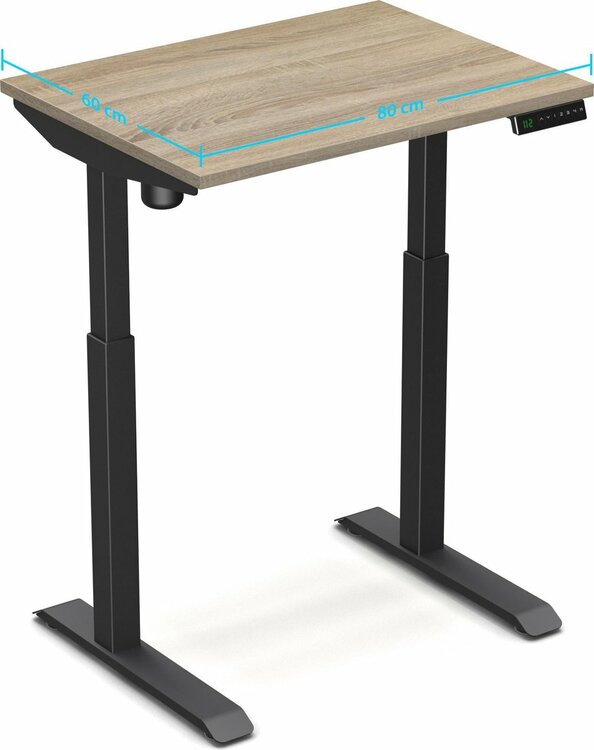 Midden eiken werkblad Worktrainer.nl