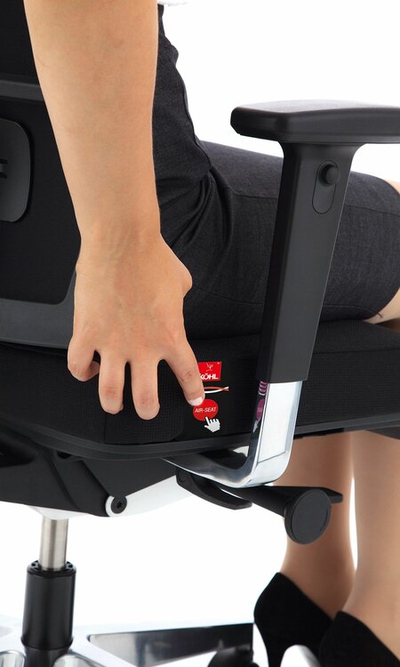 Kohl Air-Seat bureaustoel | Wokrtrainer.nl