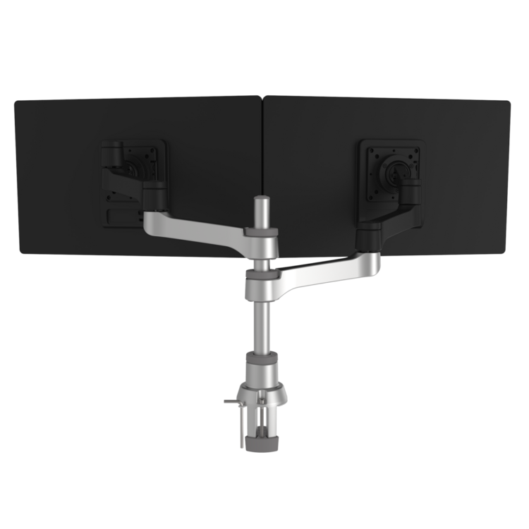 R-Go Zepher monitorarm double Worktrainer.com
