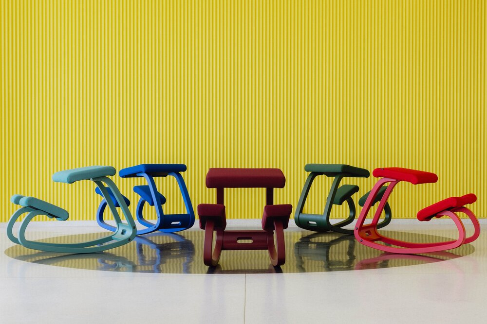 Varier Variable balance seat | Moving furniture at work