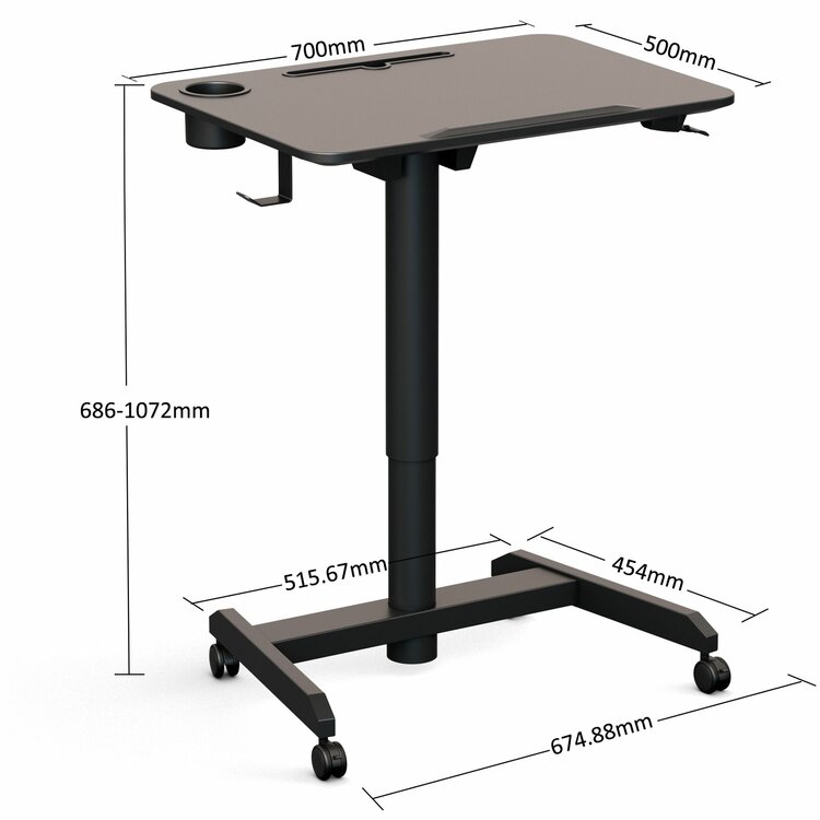 2nd Change | FlipDesk | Small Gas Spring Sit-Stand Desk
