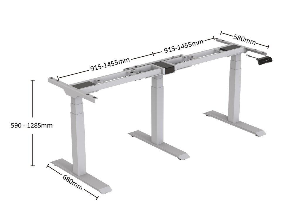 Updesk Meet | Electric Sit Stand Meeting Table
