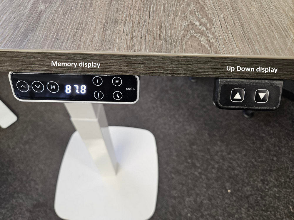 2nd Change | TinyDesk Electric | Small 1 Leg Sit-Stand Table