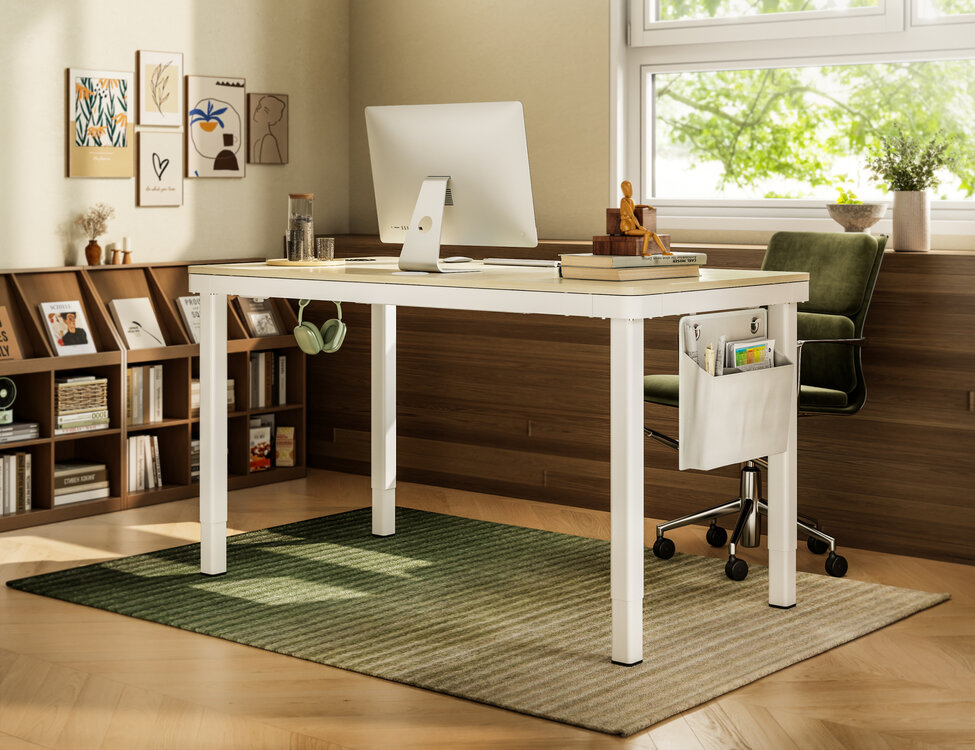 FlexiRise | Elektrische Zit-Sta 4 Poot Bureau/Vergadertafel