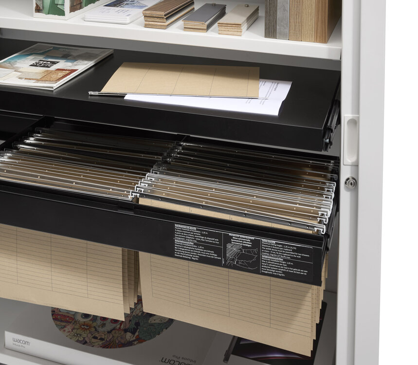 V-Series | Rolling door cabinet | 100 x 120 x 43 cm