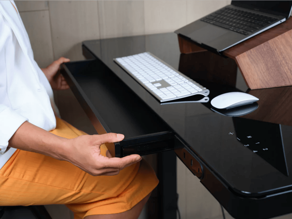 LifeSpan | Glazen Zit-Sta-Bureau