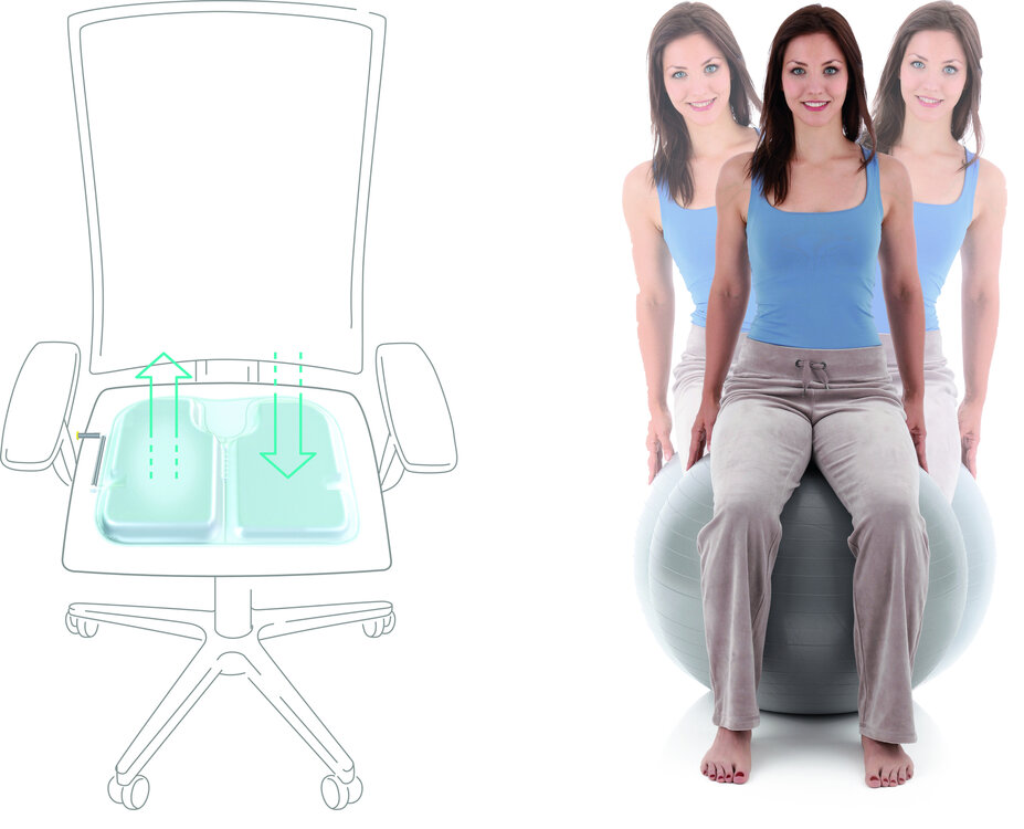 Kohl Air-Seat bureaustoel | Wokrtrainer.nl