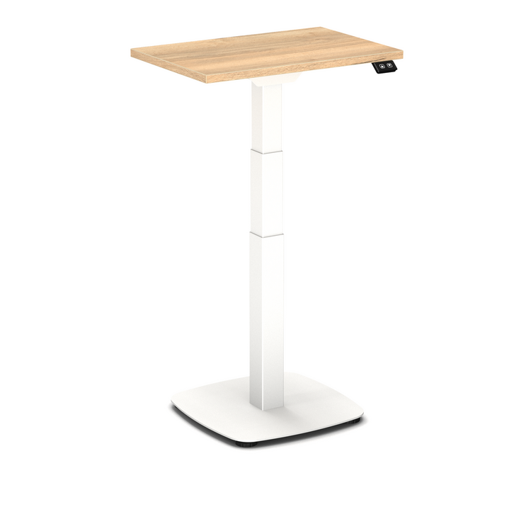 TinyDesk Electric | Small 1 Leg Sit-Stand Table