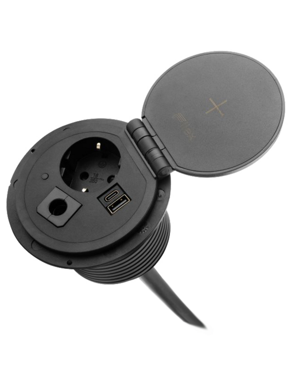 Filex | QI Power-Spot® Inbouw contactdoos | Worktrainer.nl