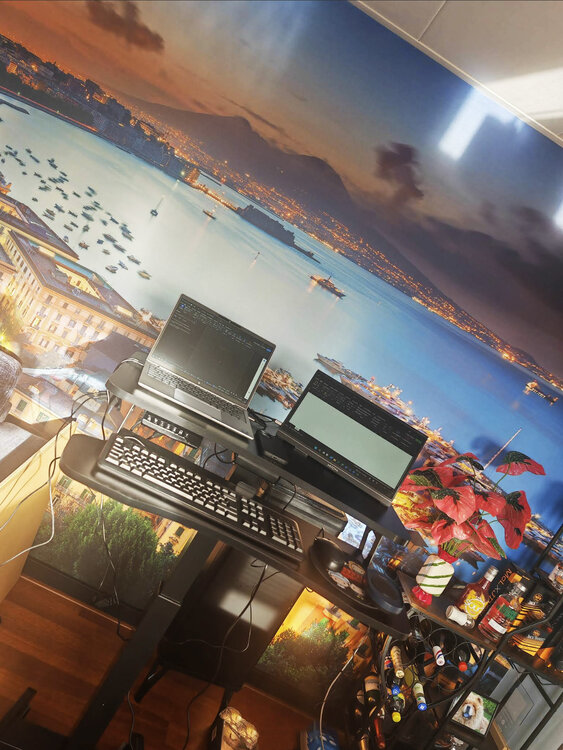 Home office - Small Electric Sit-Stand Desk - Updesk High