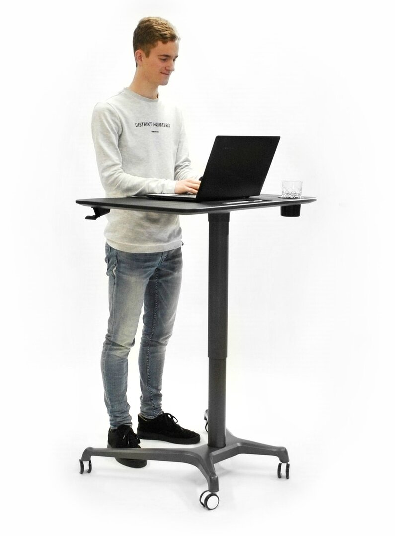 Single leg standing on sale desk