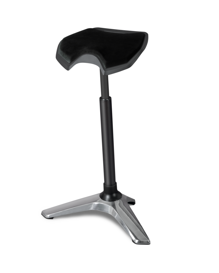Leaning stool outlet