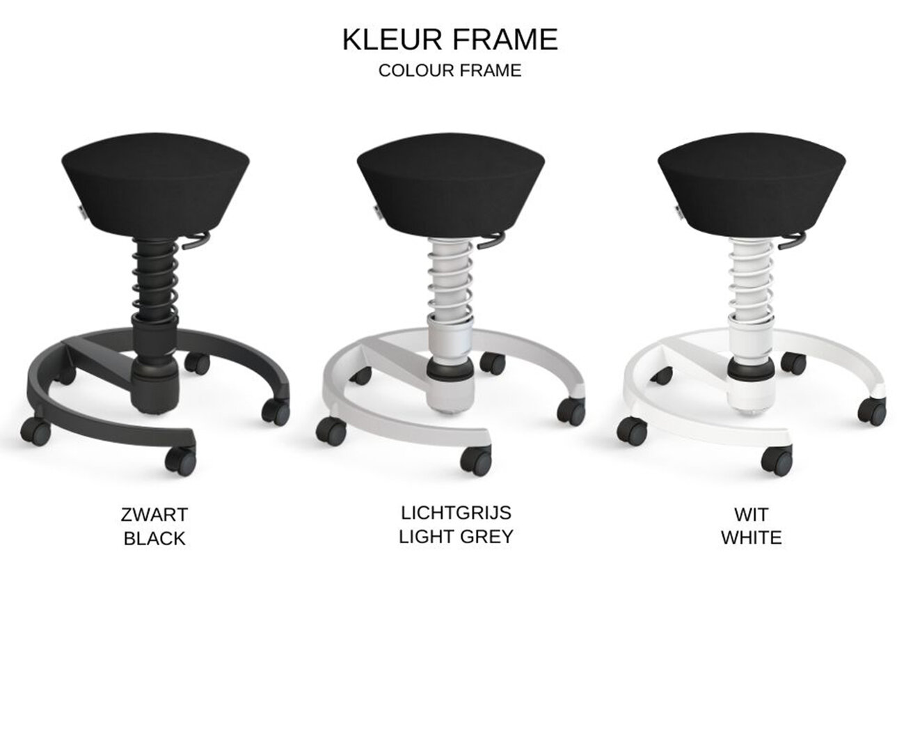 Aeris Swopper Capture Wool Mix Sit Stand Chair