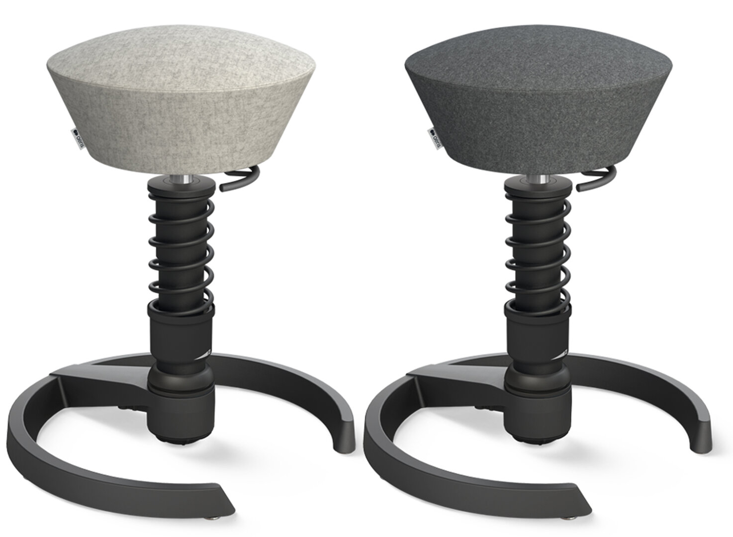 Aeris Swopper Luna Luxury felt upholstery Work trainer