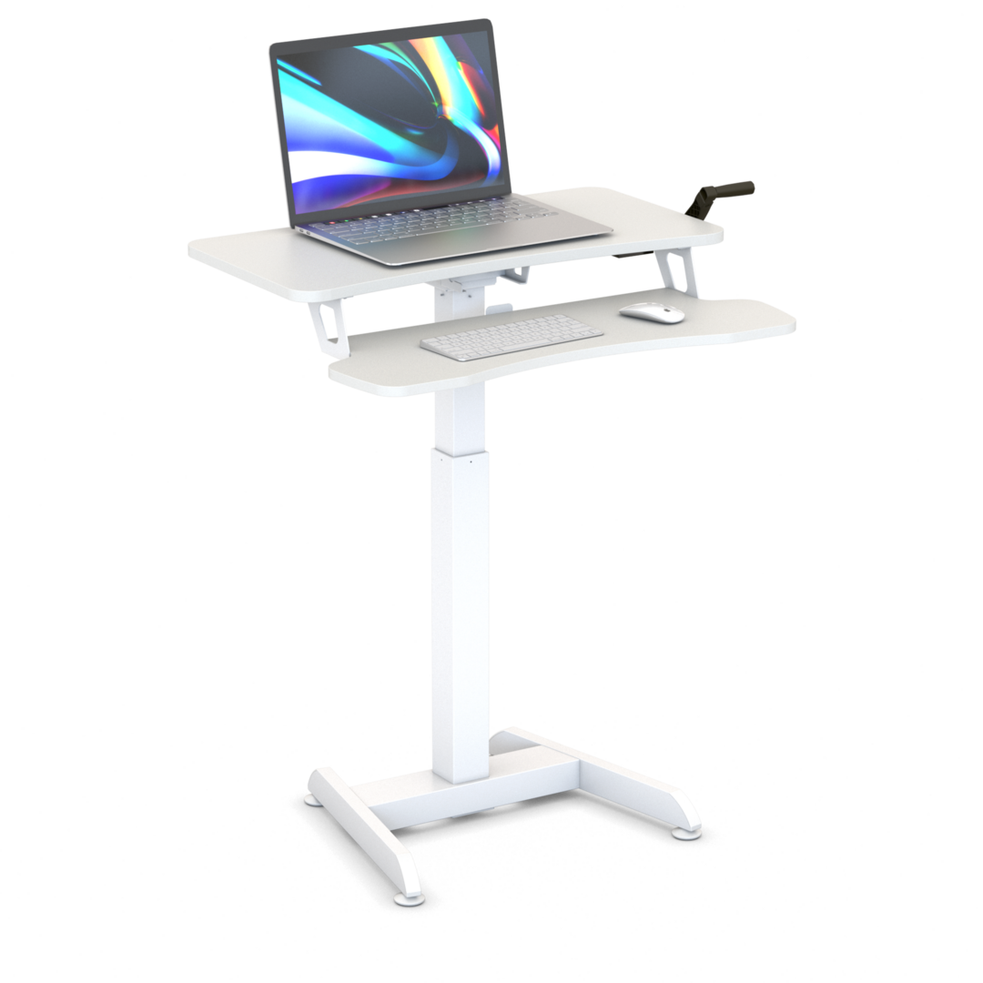 Manual Height-Adjustable Standing Desk / Standing Conference Table