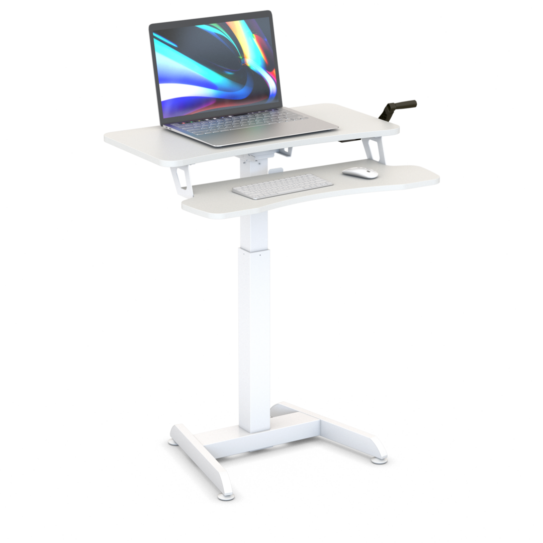 VIVO White 43 x 24 inch Universal Table Top for Sit to Stand Desk