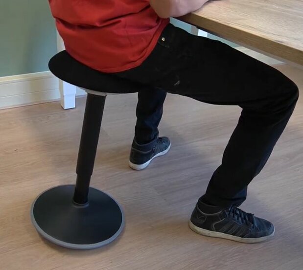 Zit-Sta balanskruk Wobble Stool worktrainer,nl