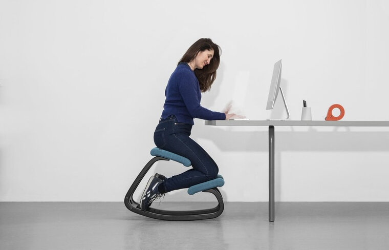 Varier Variable balance seat Moving furniture at work