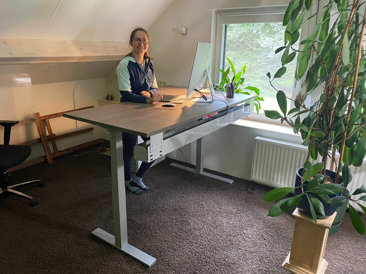 Brown Oak Tabletops desk separate separate tabletops available