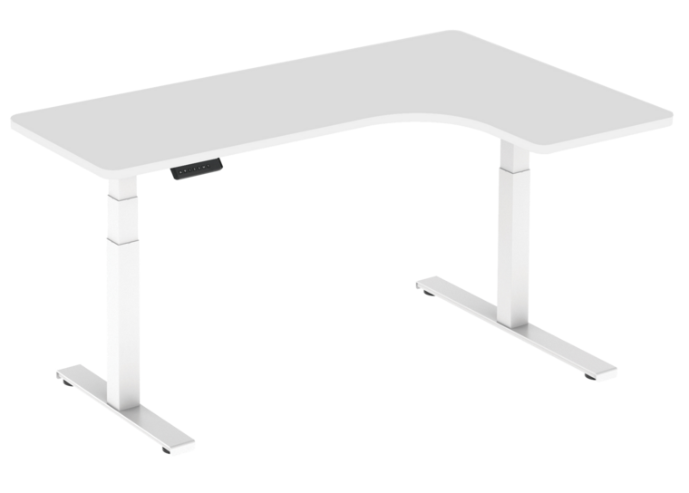 Lumi Hoek | Elektrisch Zit-Sta Hoekbureau | Worktrainer