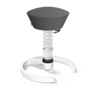 Swopper Luna Aeris Zit-Sta Beweegkruk actief veer Vilt worktrainer.nl