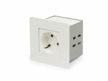 Inbouwunit Evia stekkerdoos Worktrainer.nl