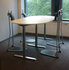 Meeting table height adjustable Worktrainer.com