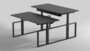 Linak Square Duo Bench Duo Highspeed | Worktrainer.nl