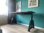 Design Hoog Laag Bureau - Elektrisch Zit-Sta Bureau - OakDesk - Worktrainer.nl 