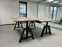 Design Hoog Laag Bureau - Elektrisch Zit-Sta Bureau - OakDesk - Worktrainer.nl 