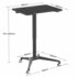 Single Leg Desk | Small Gasspring Sit-Stand Desk