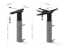 Conset 501/19 Wall | Electric Sit-Stand Table