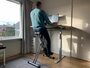 Zeer stabiel zit-sta bureau - Steelforce 270 - Worktrainer.nl