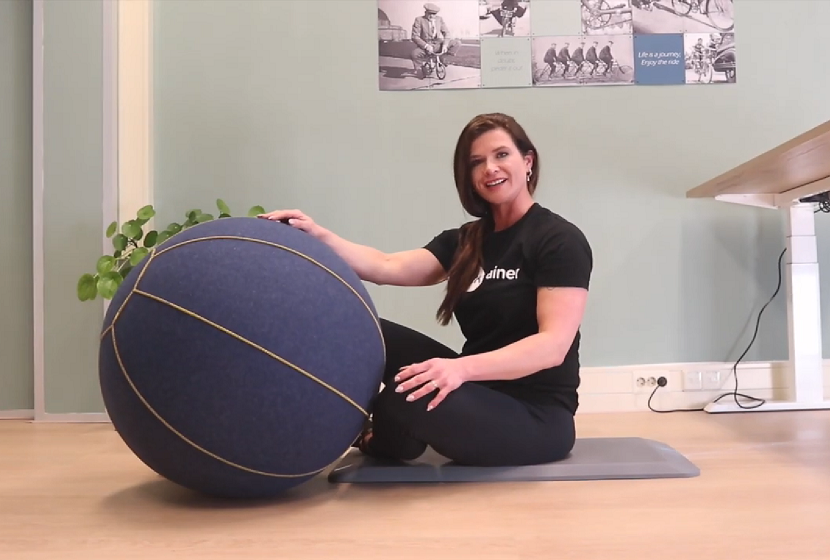 5 Exercises With A Sitting Ball