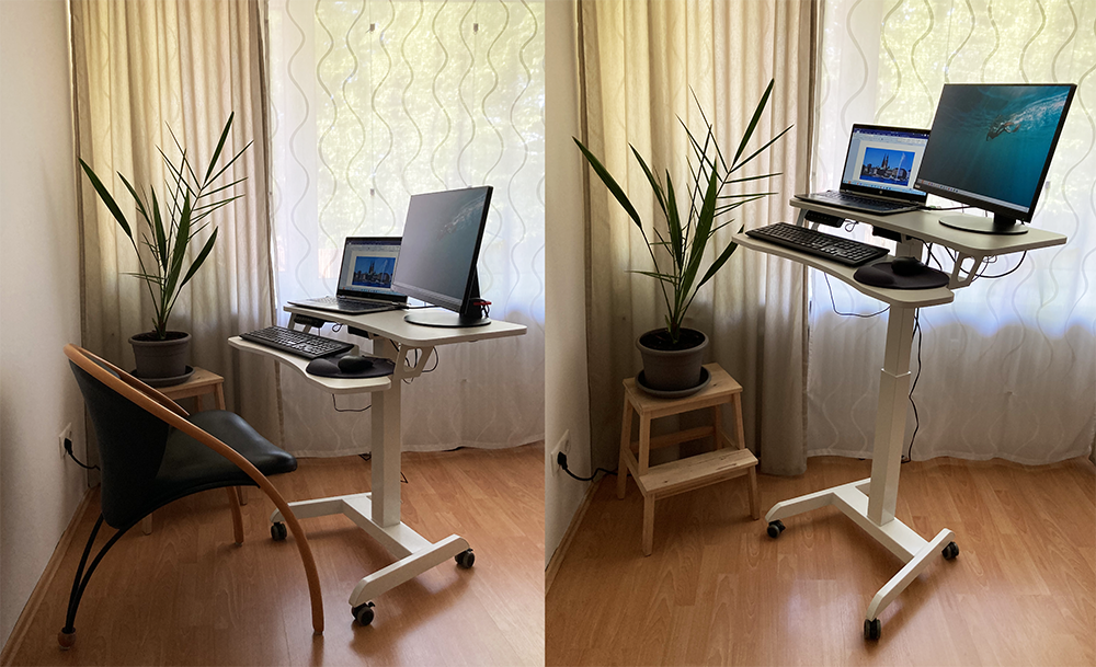 UPdesk High Electric | Small Sit-Stand Desk
