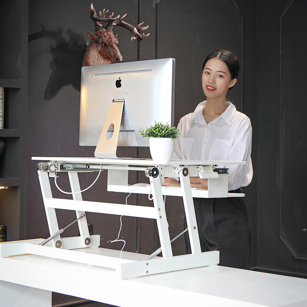 UPdesk Basic | Gas Spring Sit-Stand Desk Converter