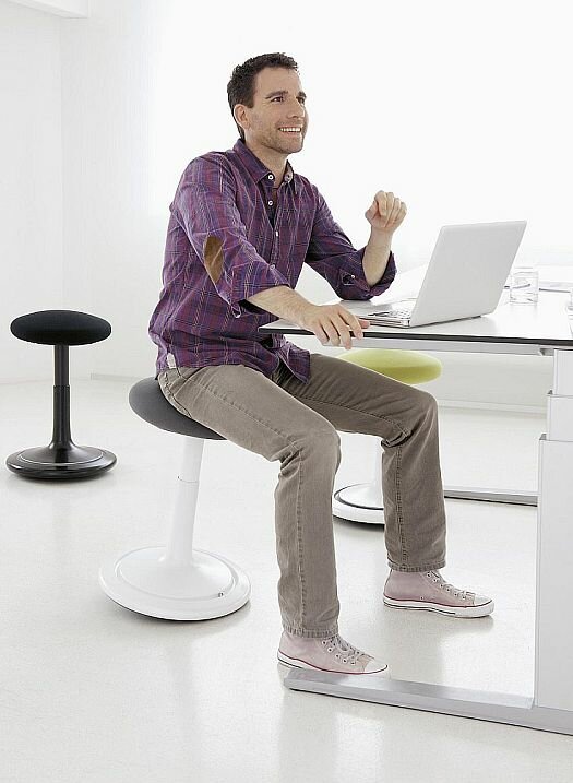 Ongo Classic Tall  (Leather) | Sit-Stand Balance Stool 