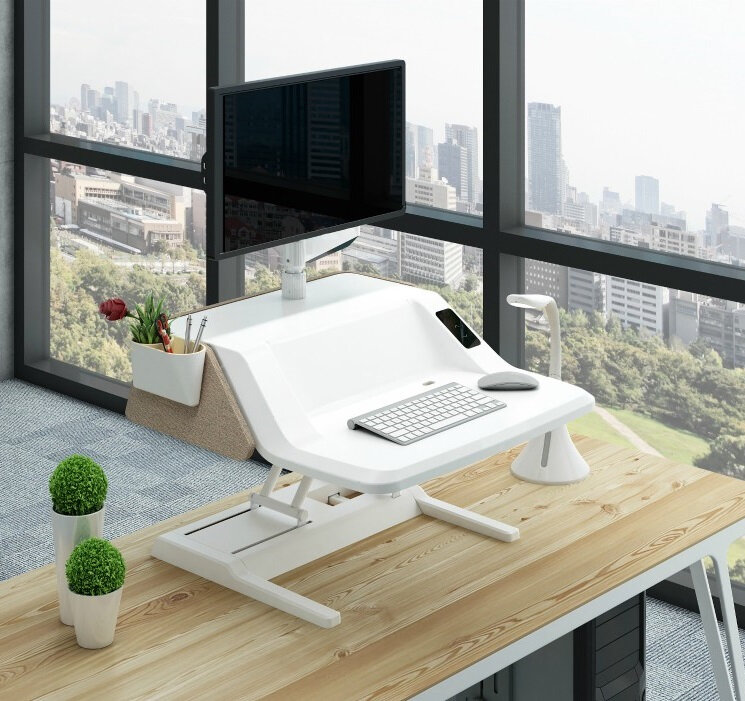 FlexDesk | Stylish Electric Sit-Stand Desk Converter 