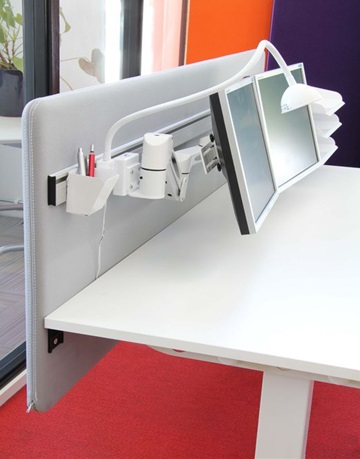 Screenz | Table screen acoustic and metal-reinforced table partition