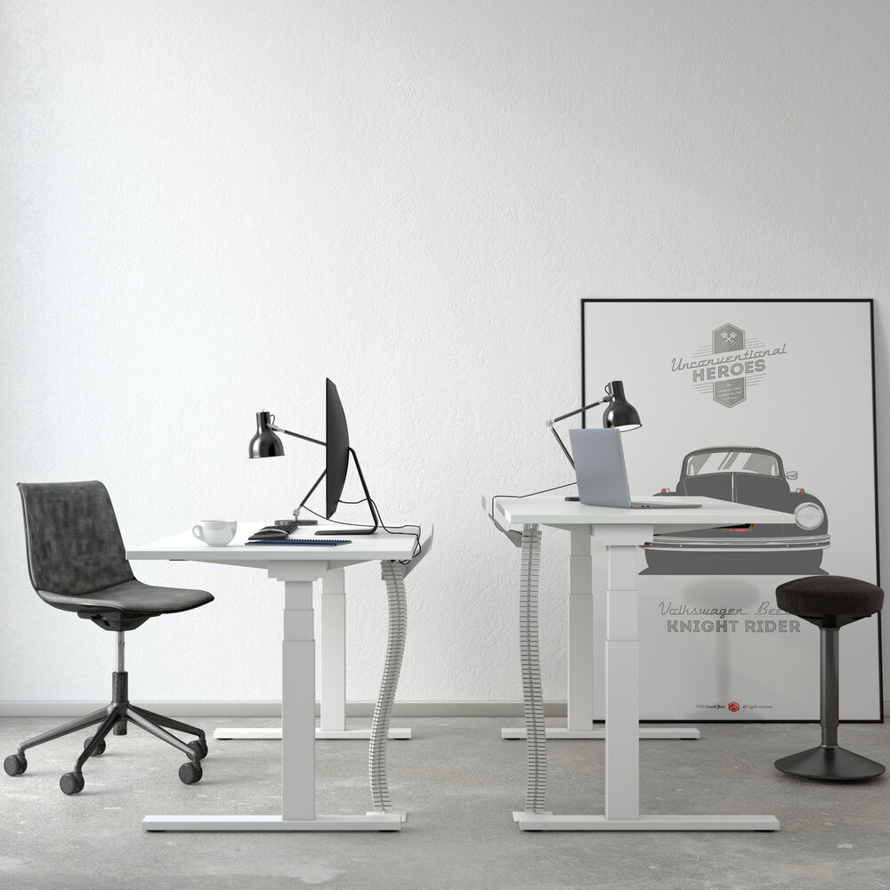 SteelForce 670 C-Foot | Electric Sit-Stand Desk 