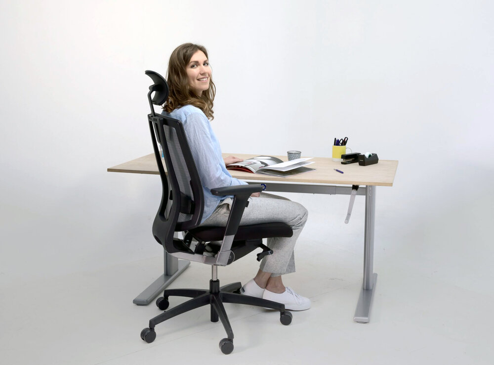 AluForce 110 | Manual Sit-Stand Desk 