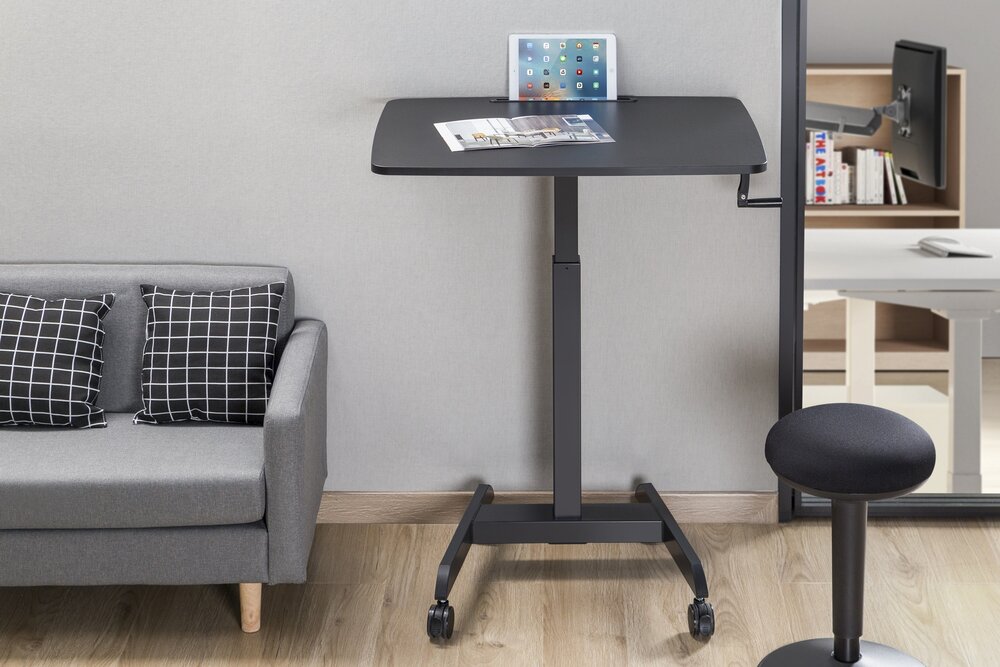 MiniDesk | Small Manual Sit-Stand Desk