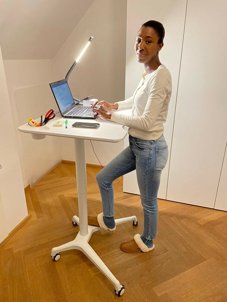 Small Adjustable Standing Desk for Small Spaces