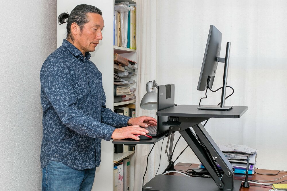 2nd Chance | UPdesk One | Gas Spring Sit-Stand Desk Converter