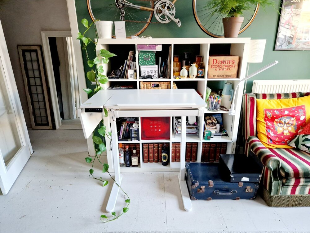 FlipDesk | Drawing Table with Drawer